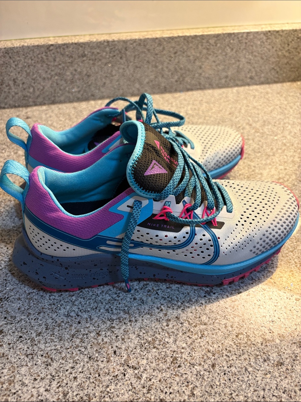 Nike Women’s Teal, Purple & Gray Trail Running Shoes